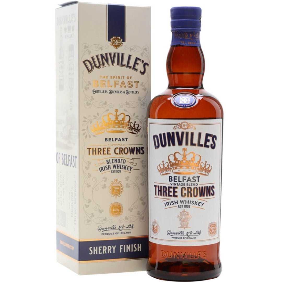 Dunvilles Three Crowns Sherry Cask Finish - Latitude Wine & Liquor Merchant